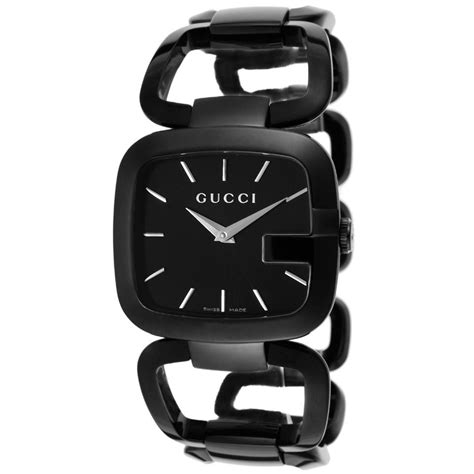 black gucci watch|black gucci watch women's.